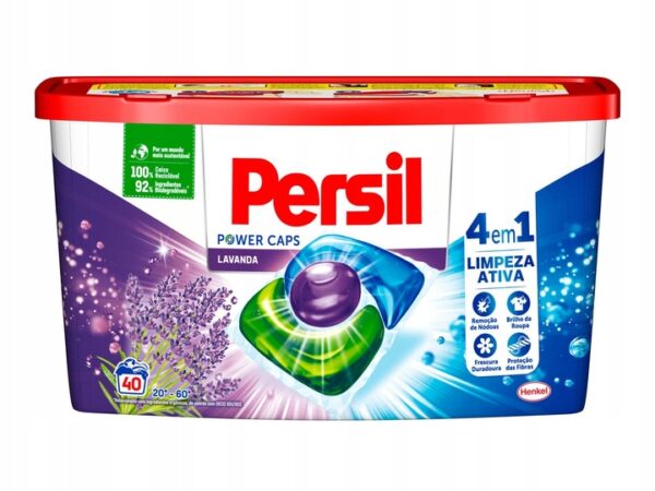 PERSIL Power Caps 4IN1 40szt  PT - Kapsułki do prania lawenda