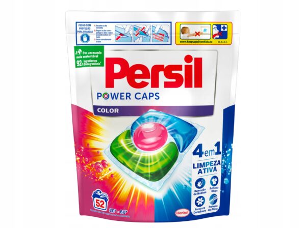 PERSIL Power Caps 4IN1 52szt PT - Kapsułki do prania Kolor